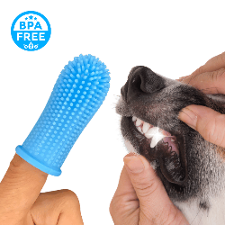 360º Silicone Finger Toothbrush for Dogs